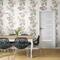 RoomMates Vintage Floral Stripe Peel & Stick Wallpaper
